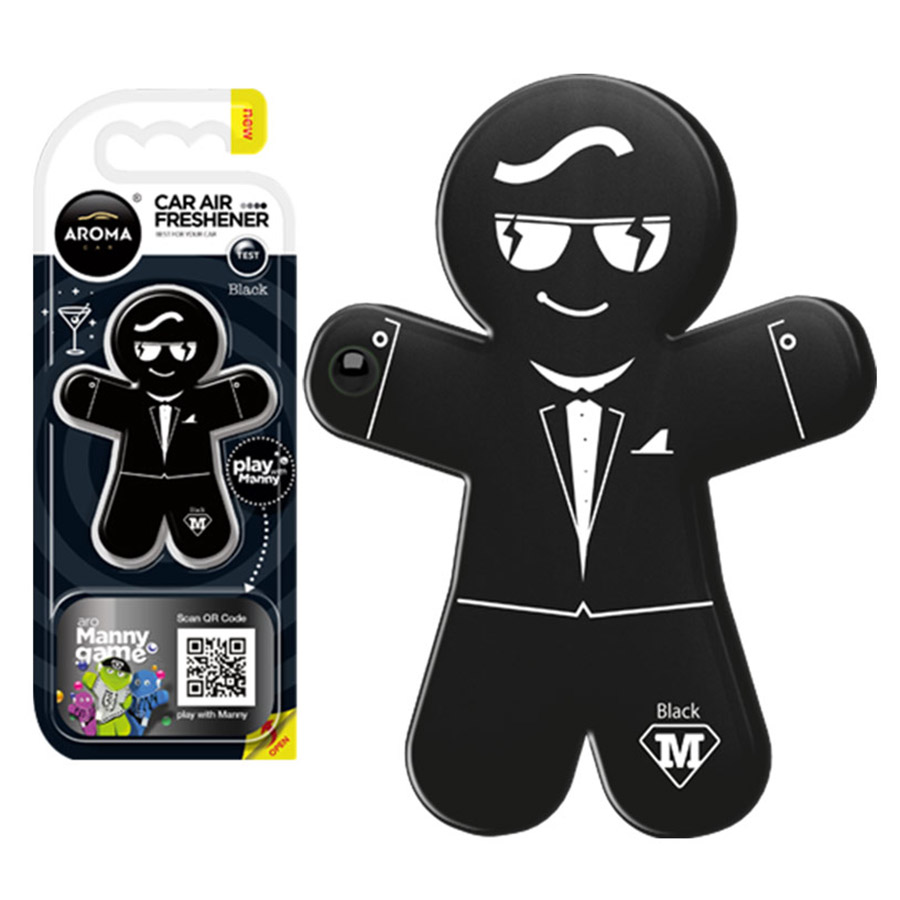 Aroma Manny Black vůně do auta na vzduchovou mřížku