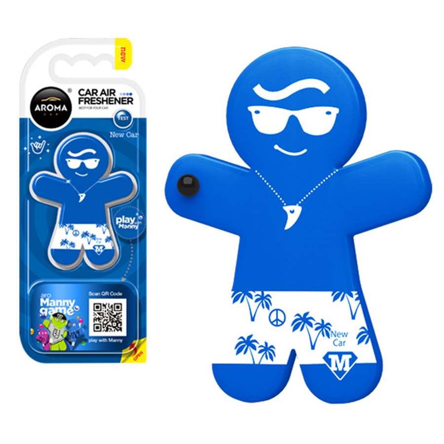 Aroma Manny New Car vůně do auta na vzduchovou mřížku