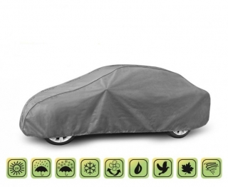 Mobile Garage, ochranná plachta na automobil Audi A4 B9 sedan (2015->)  (425-470cm)